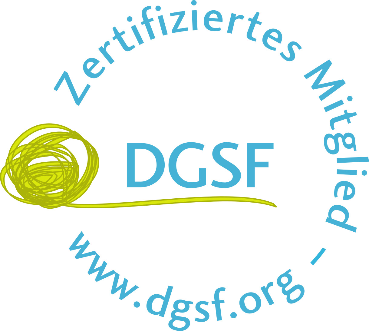 Siegel für DGSF Anerkennung