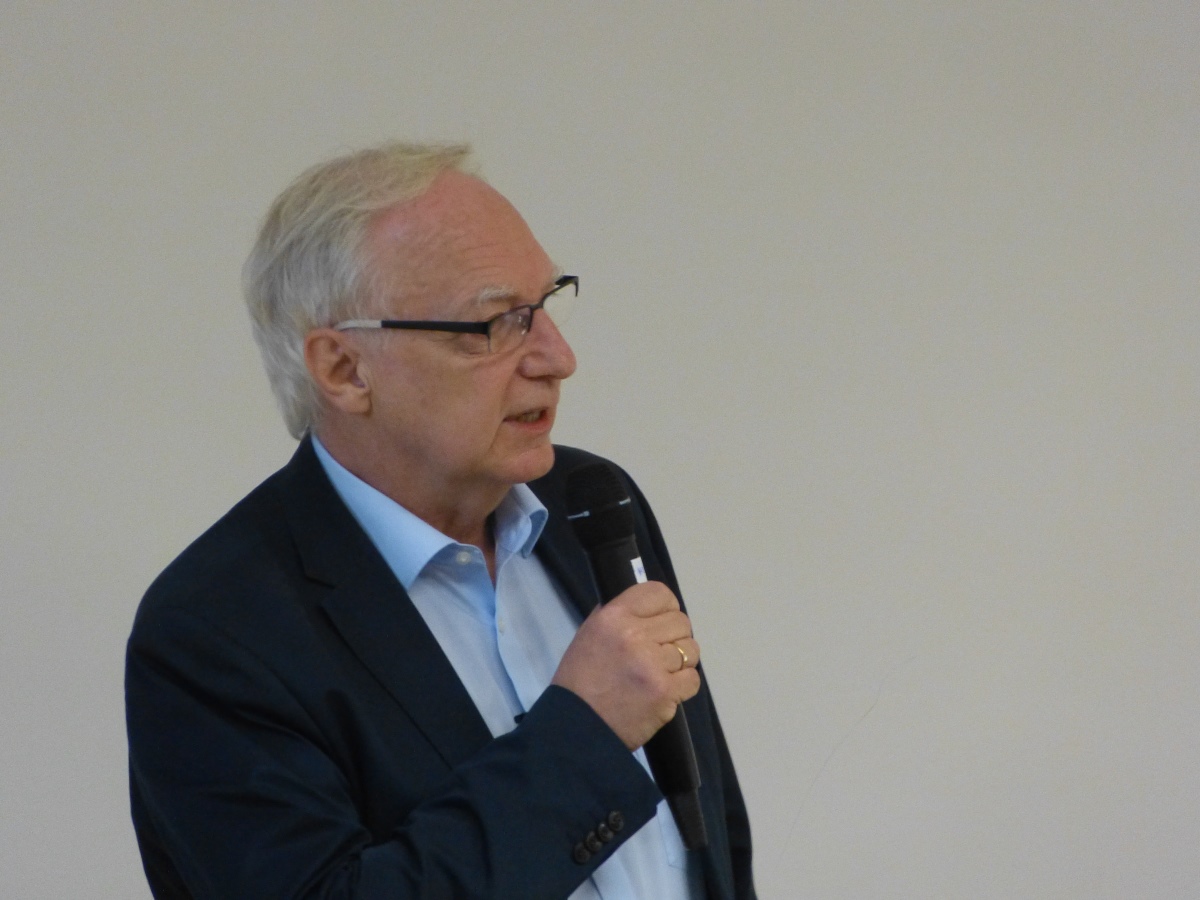 Prof. Dr. Claus Leggewie referierte zum Thema Experimentelle Politik. Eine Kritik der Postdemokratie